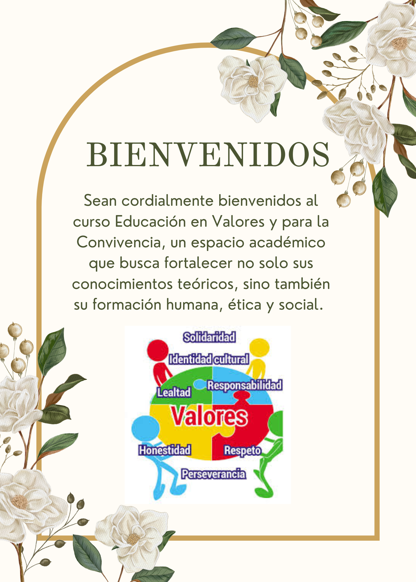 BIENVENIDOS, ESTIMADOS ESTUDIANTES 